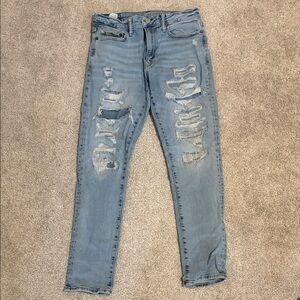 American Eagle Outfitters Distressed Denim Skinny Jeans